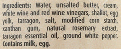 Christian Potier Bearnaise sauce pour, smooth texture enhances grilled asparagus and seafood.