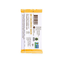 Individually wrapped Chuao honeycomb mini bars for convenient, on-the-go snacking.