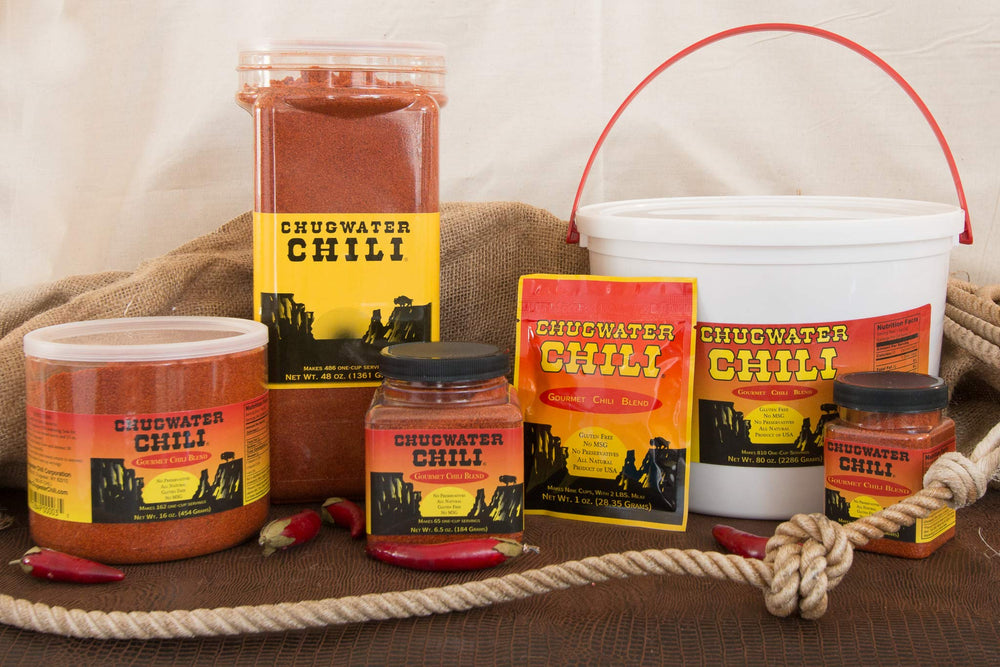 Chugwater Chili USA-made packaging highlights natural ingredients