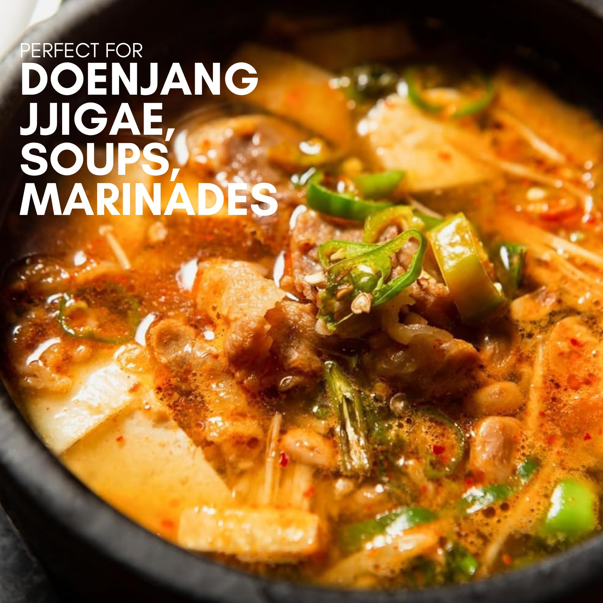 Chung Jung One Doenjang bibimbap bowl showcasing savory depth.