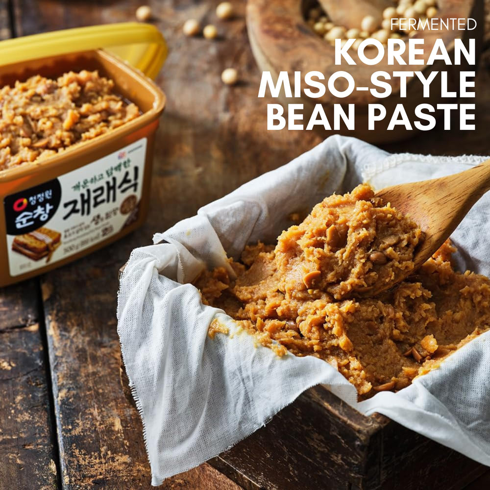 Chung Jung One Doenjang stir-fry dish highlight ready-to-use flavor base.