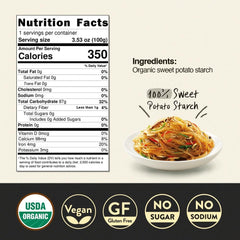 Chung Jung One glass noodles in a bowl for Japchae-inspired stir-fry