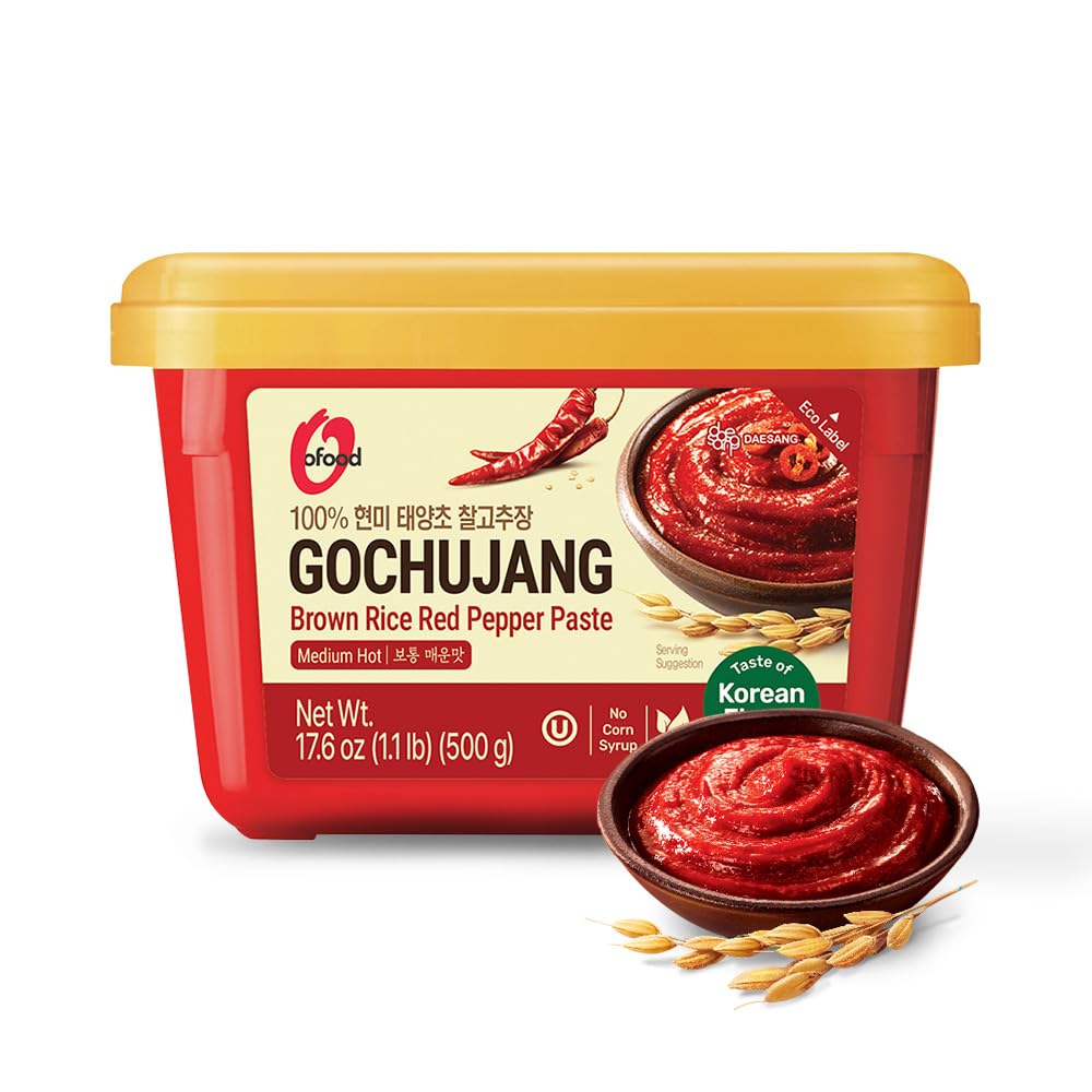 Chung Jung One gochujang bottle pour adds balanced heat to bibimbap and sauces.