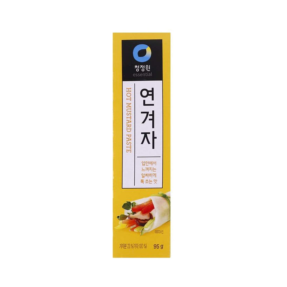 Chung Jung One mustard paste with hot dogs for a bold lunch option