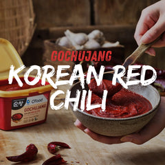 Chung Jung One O’Food Gochujang on bibimbap enhances savory depth and sweetness