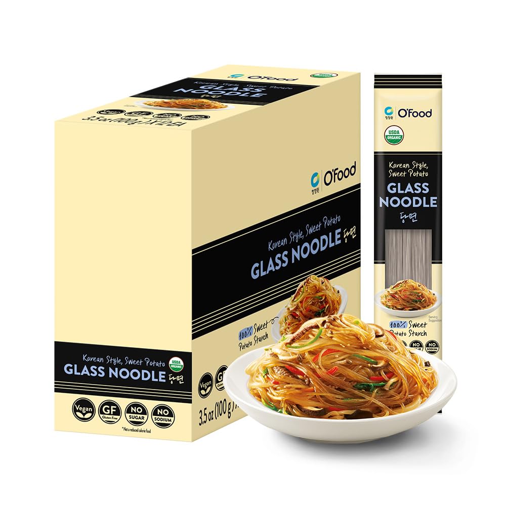 Chung Jung One Organic Glass Noodles 12-pack bundle perfect for quick stir-fries