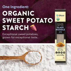 Chung Jung One sweet potato starch noodles soaked in hot water