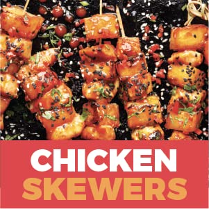Chung's Sweet & Sour Sauce on a dim sum platter, gluten-free option.