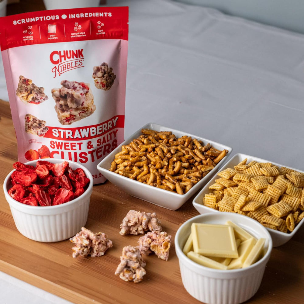 No artificial colors in Chunk Nibbles packaging for a clean snack choice.