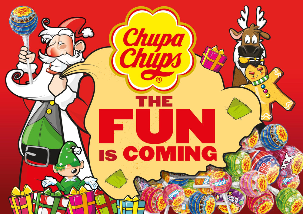 Bulk box of 1000 Chupa Chups suckers ideal for events and gifts