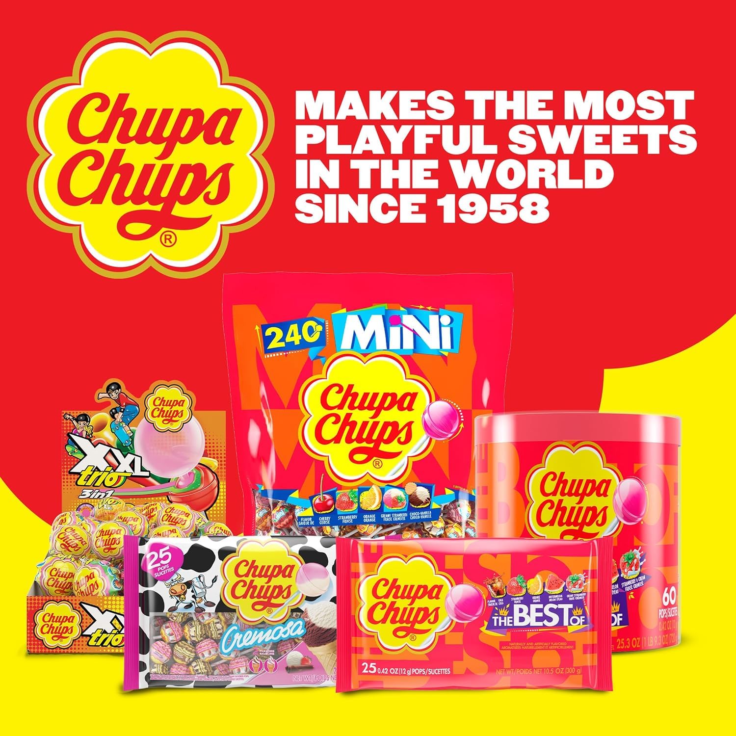 Chupa Chups bulk Easter party pack for gifts and baskets.