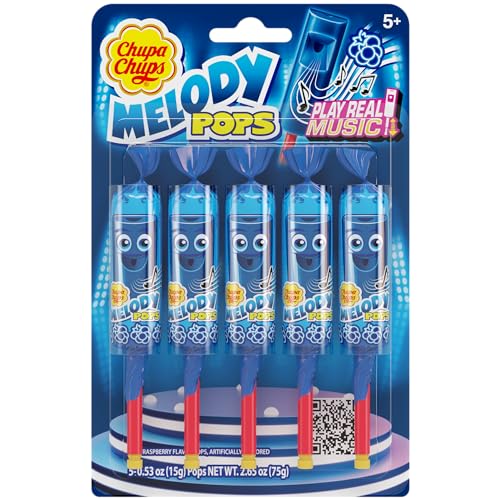 Chupa Chups Melody Pop plastic stick durability prevents breakage during enjoyment.