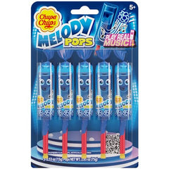 Chupa Chups Melody Pop plastic stick durability prevents breakage during enjoyment.