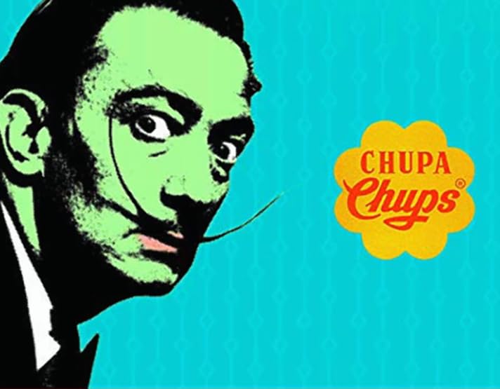 Chupa Chups watermelon flavor lollipop with juicy look