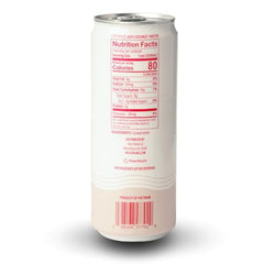 CIAO BELLA Premium Coconut Water bottle pour demonstrating refreshing, sugar-free hydration.