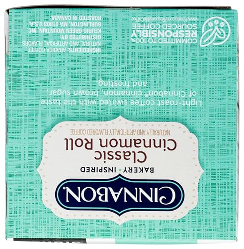 Cinnabon Classic Cinnamon Roll boxed packaging ideal for gifting or stocking.