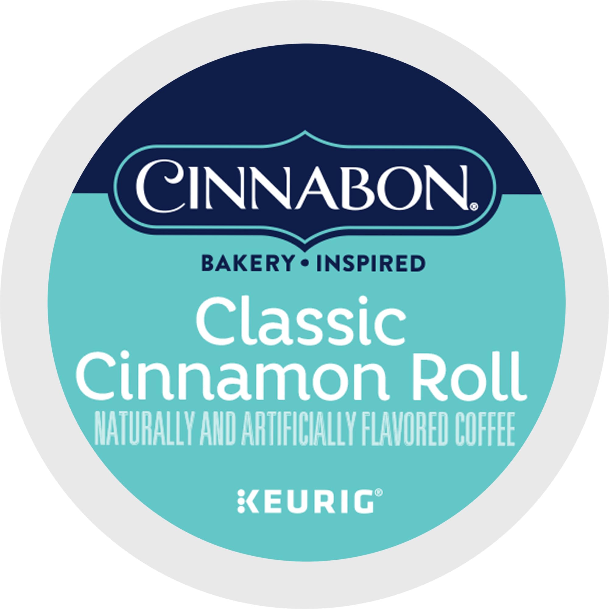 Hot cup from a CINNABON pod with a balanced flavor.