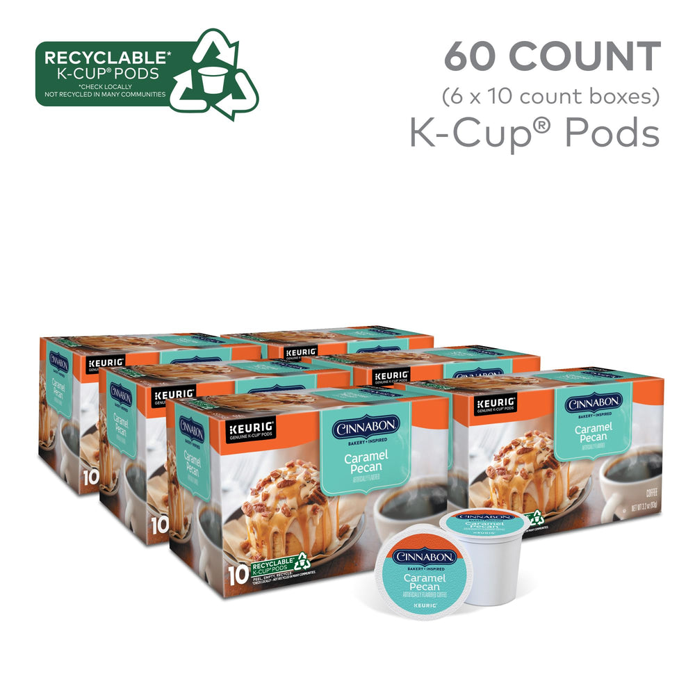 CINNABON light-roast Arabica beans deliver a smooth morning cup.