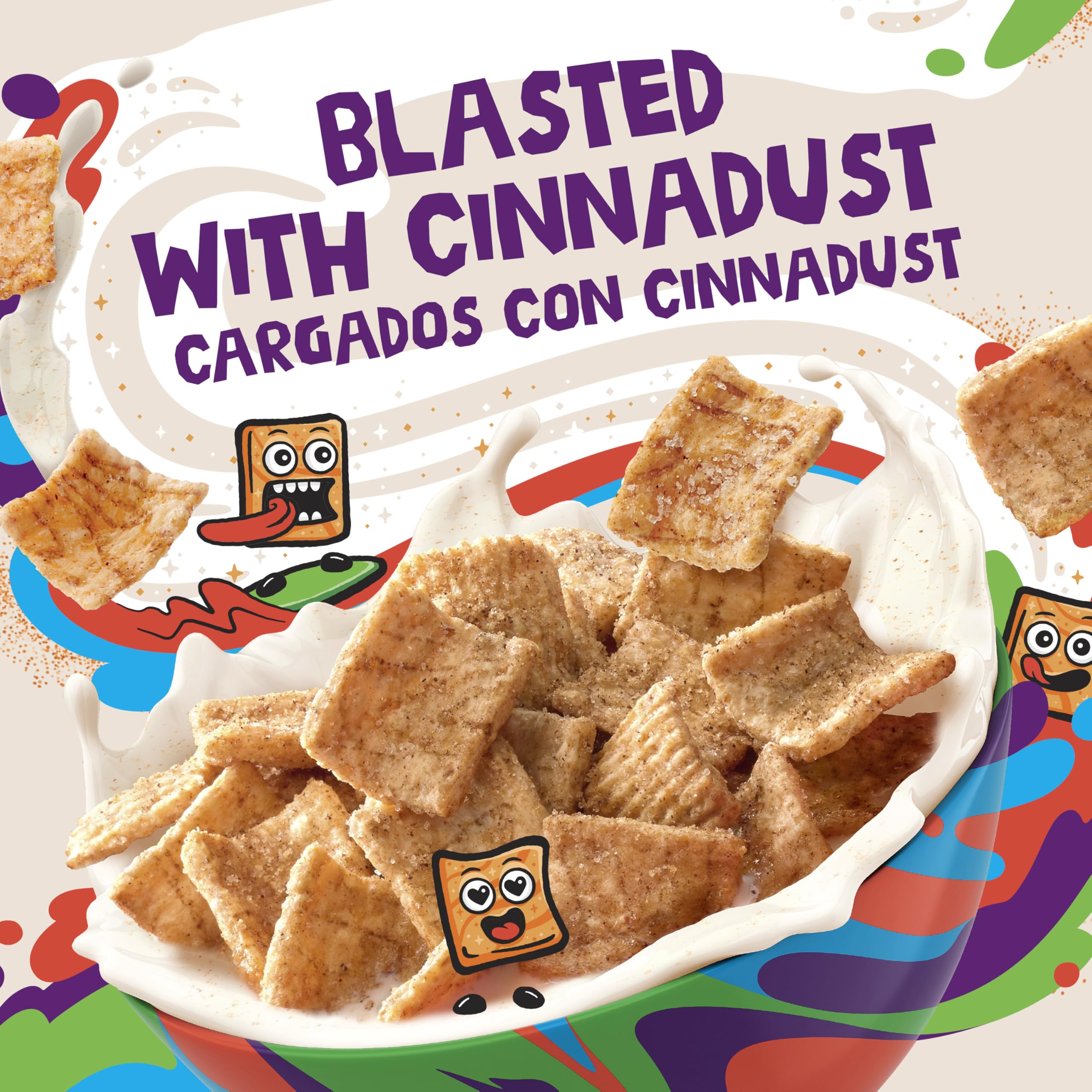 12 oz Cinnamon Toast Crunch box on the kitchen counter ready to stock the pantry.