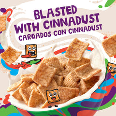 12 oz Cinnamon Toast Crunch box on the kitchen counter ready to stock the pantry.