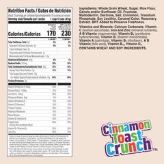 Cinnamon Toast Crunch bowl with milk showing crispy cinnamon squares.