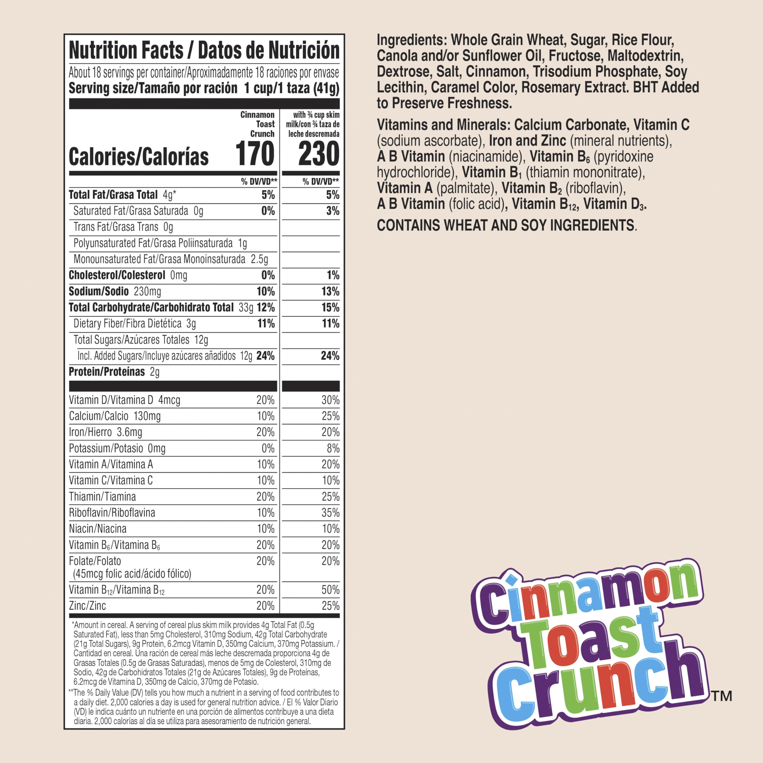 Cinnamon Toast Crunch in a bowl with milk for a classic breakfast moment