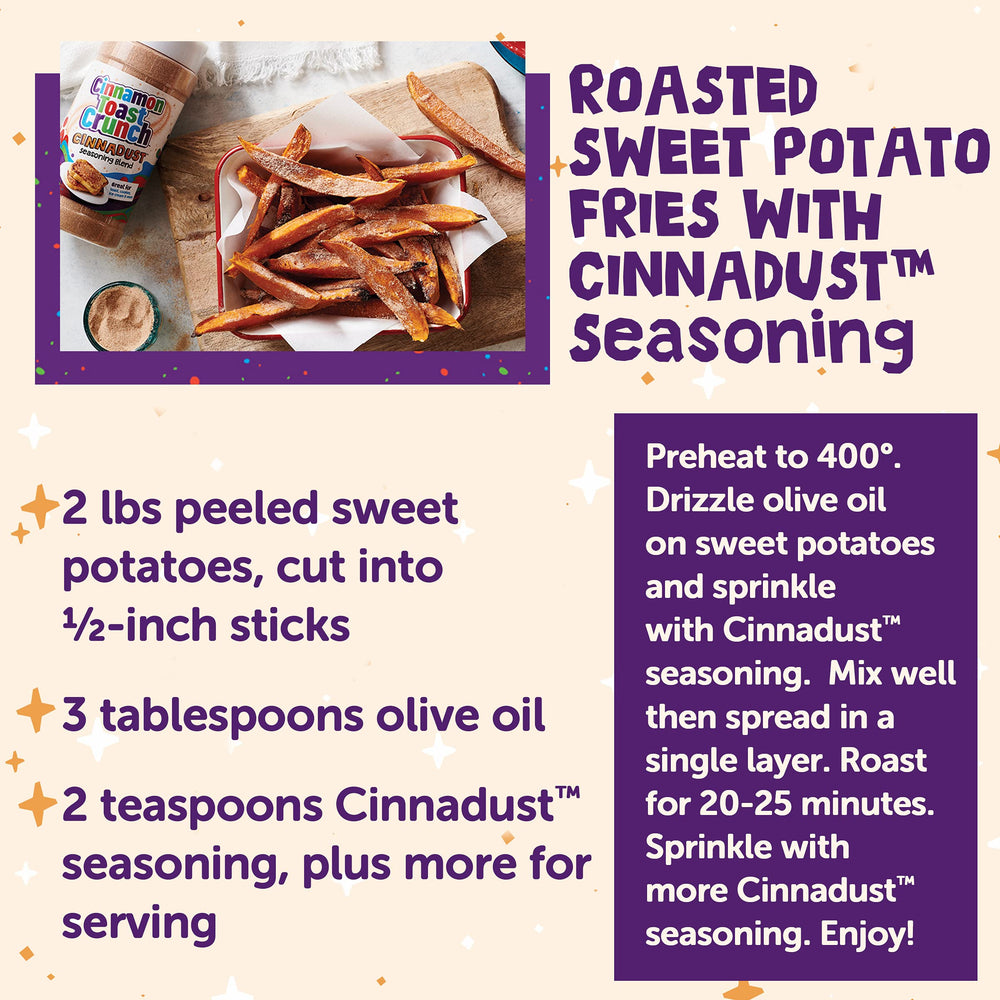 Cinnamon Toast Crunch Cinnadust on popcorn for a dessert twist