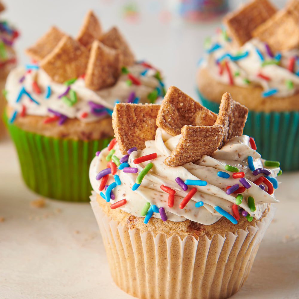 Cinnamon Toast Crunch as an ice cream topping adds cinnamon kick