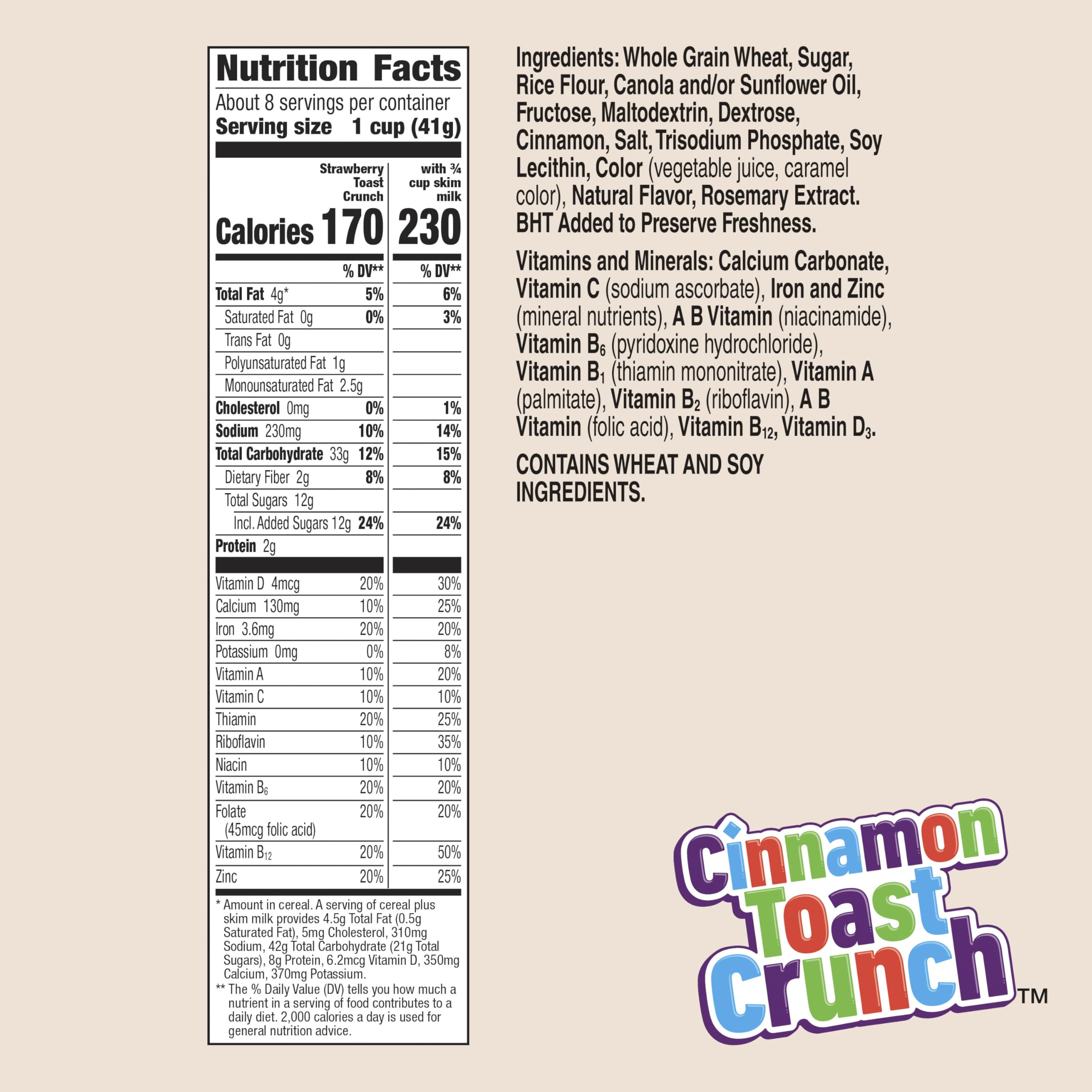Cinnamon Toast Crunch Strawberry cereal pouring milk, creating a CINNAMILK moment.