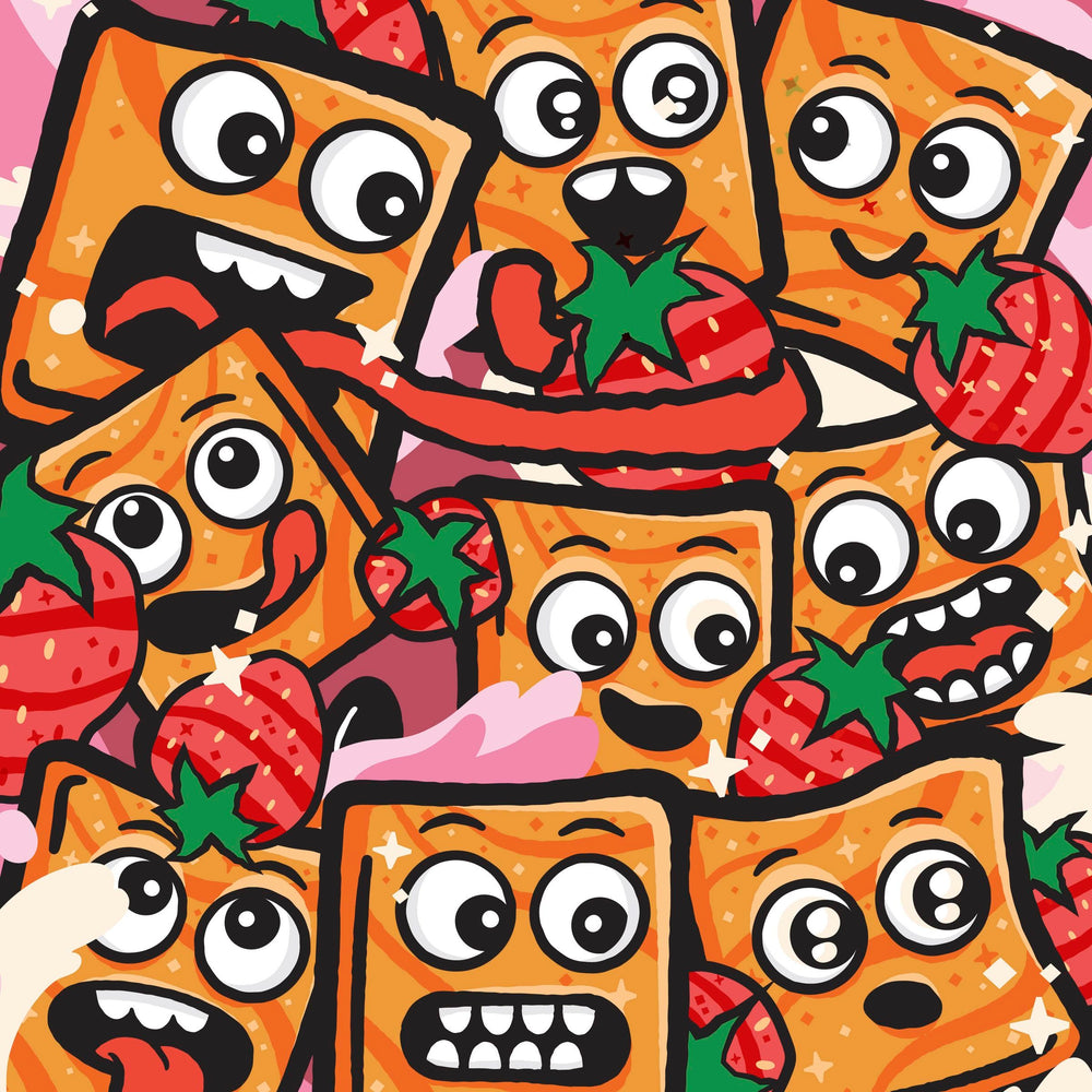 Cinnamon Toast Crunch Strawberry snack bag, perfect for on-the-go munching.