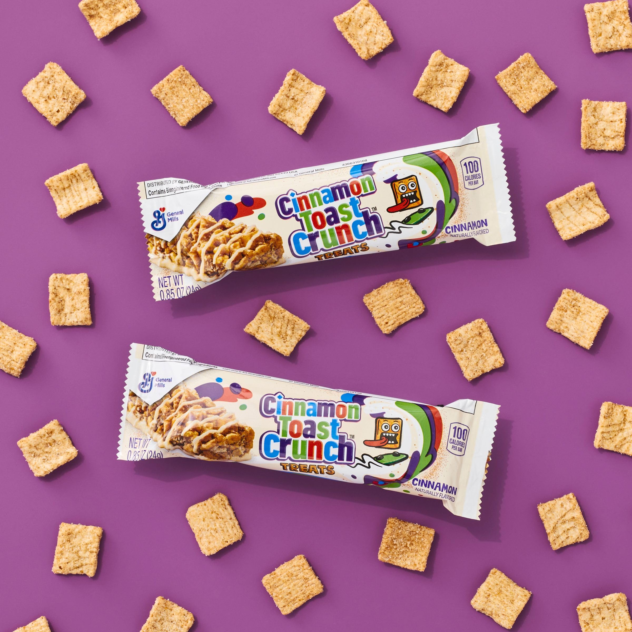Lunchbox-friendly Cinnamon Toast Crunch Treat Bars for kids and families