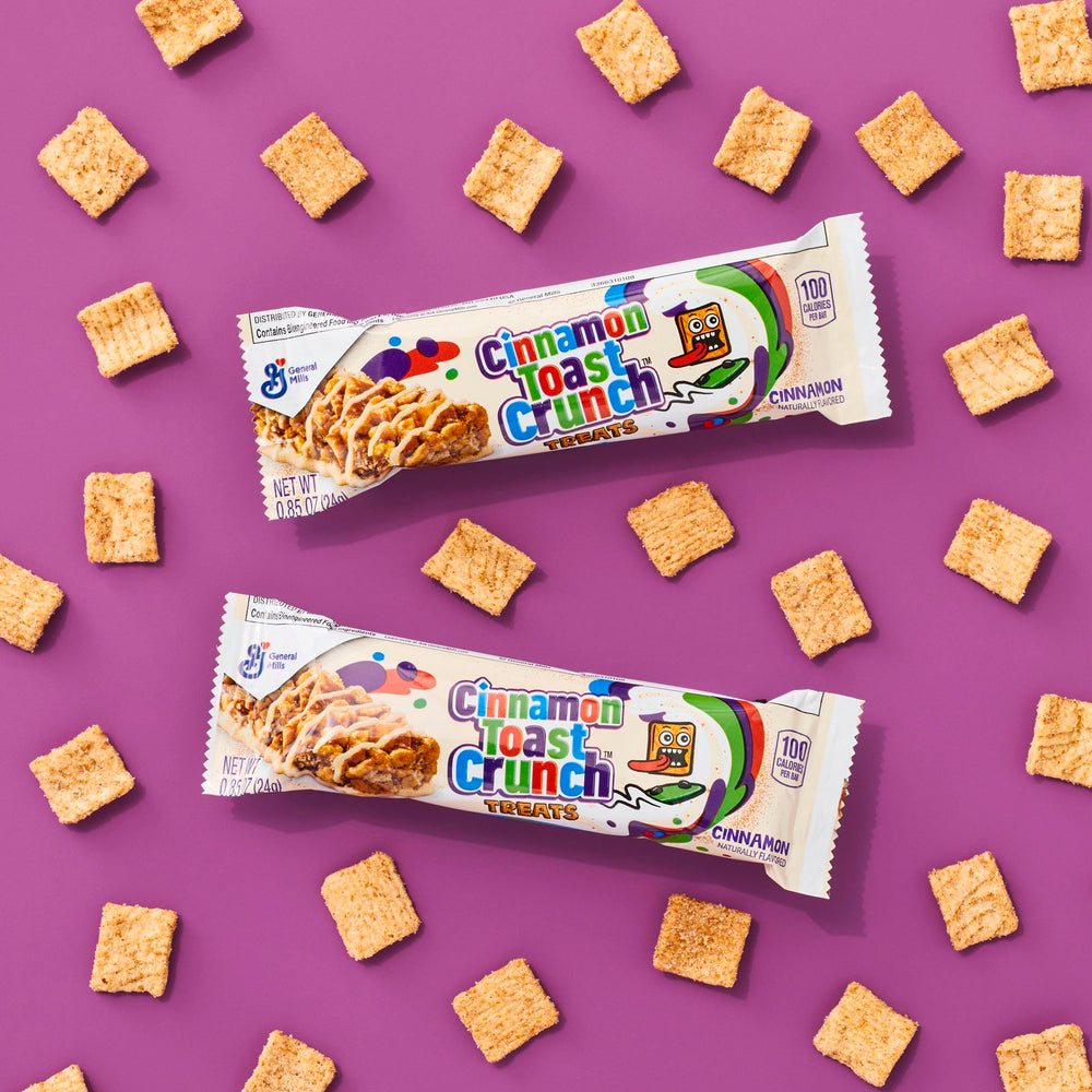 Lunchbox-friendly Cinnamon Toast Crunch Treat Bars for kids and families