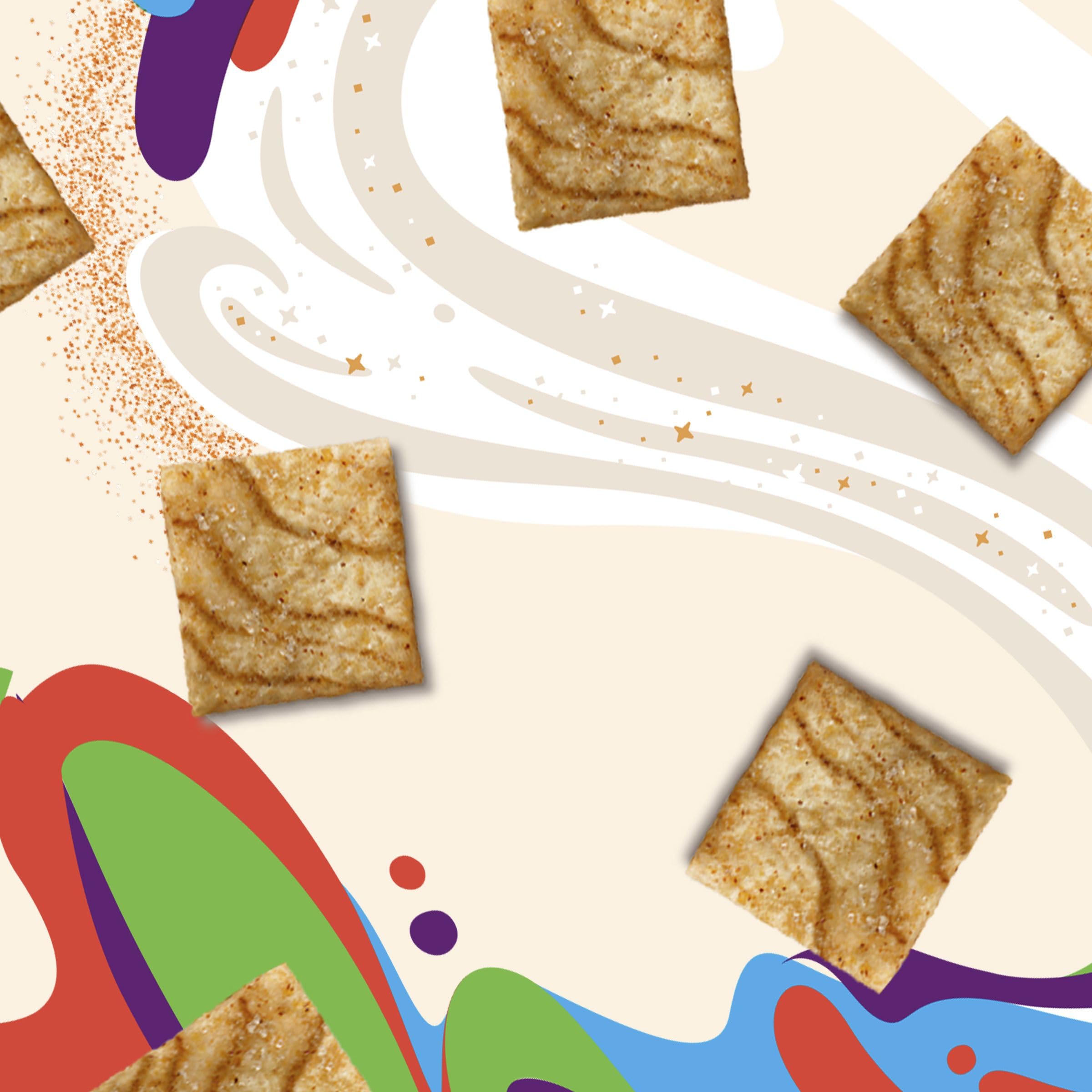 Portability emphasized with individually wrapped Cinnamon Toast Crunch Treat Bars