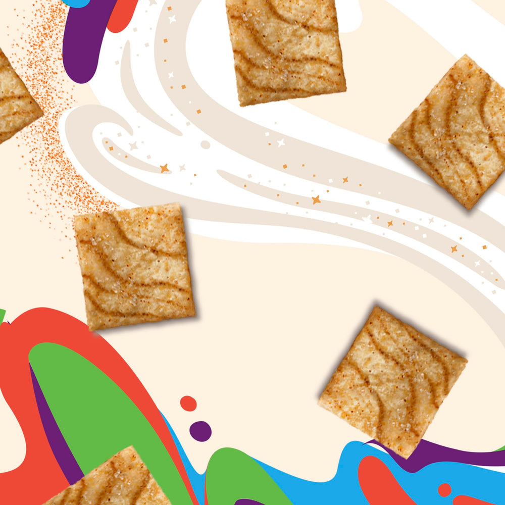 Portability emphasized with individually wrapped Cinnamon Toast Crunch Treat Bars