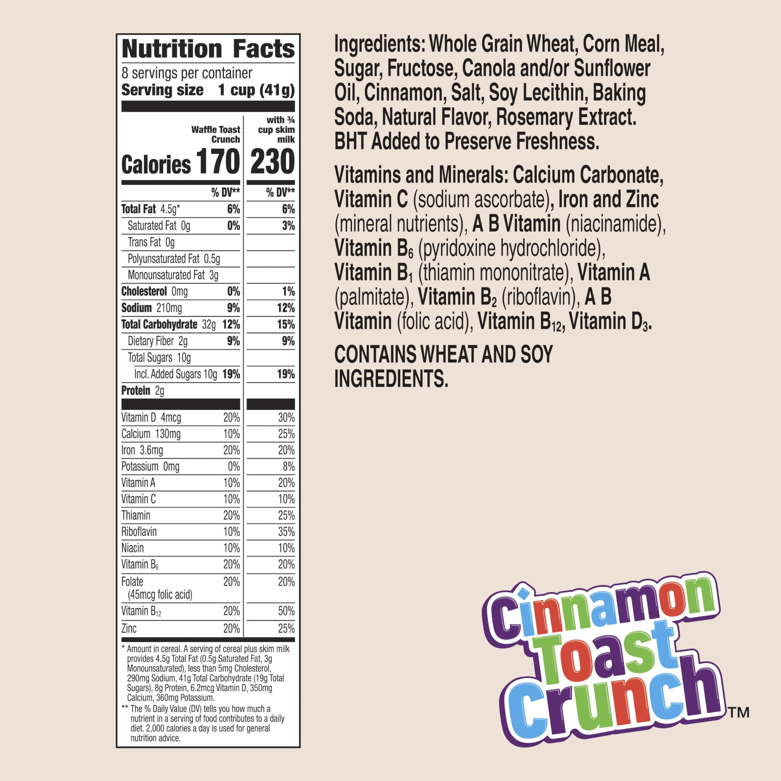 Cinnamon Toast Crunch Waffle Cereal pouring milk for a crunchy morning ritual.