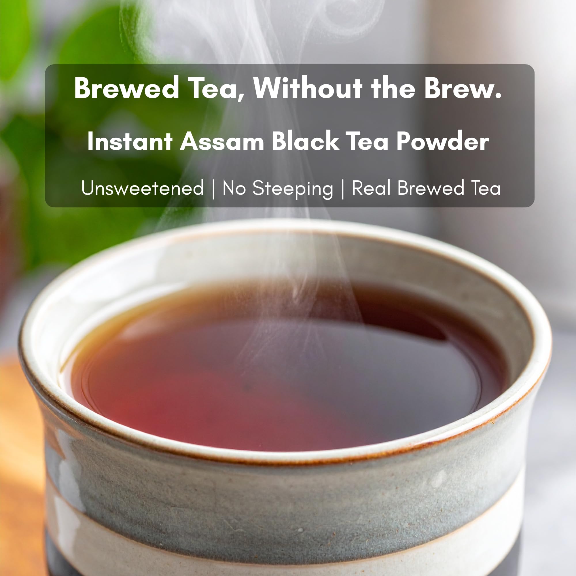 Civilized Coffee Assam instant powder for iced tea with a quick mix and clean finish.