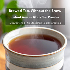 Civilized Coffee Assam instant powder for iced tea with a quick mix and clean finish.