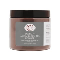 Civilized Coffee Assam instant powder dissolves in hot water for a rich, customizable cup.