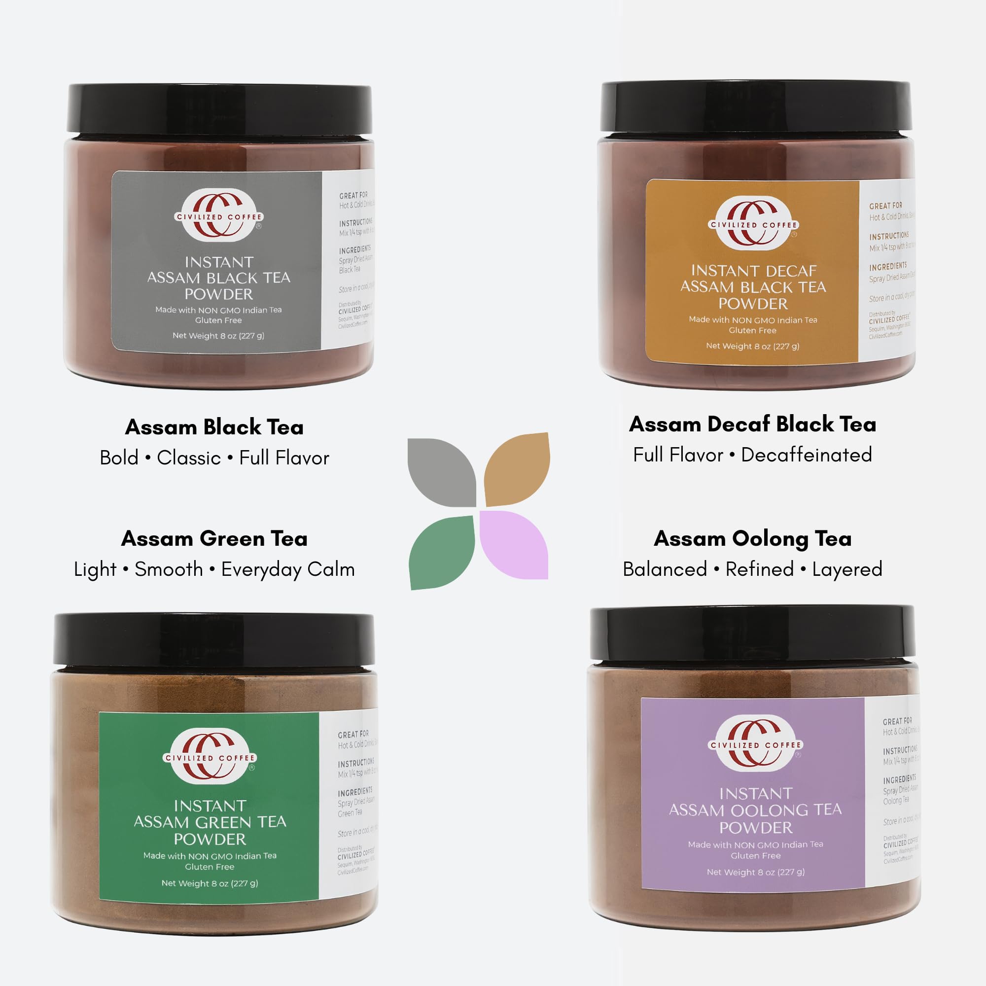 Civilized Coffee Assam convenient tea for quick rituals and everyday cups.