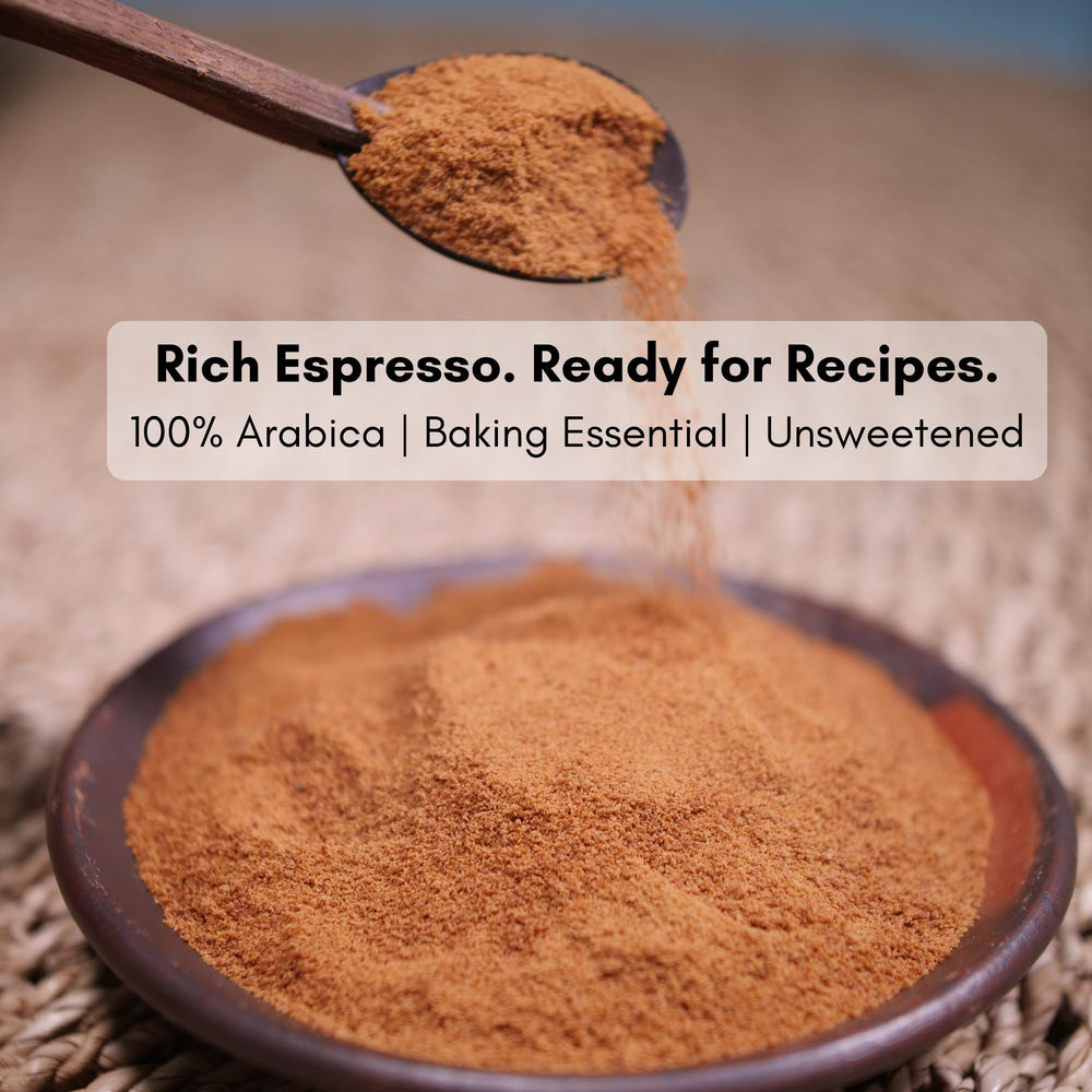 Civilized Coffee Espresso Powder Grande dissolving action prevents clumps in frostings