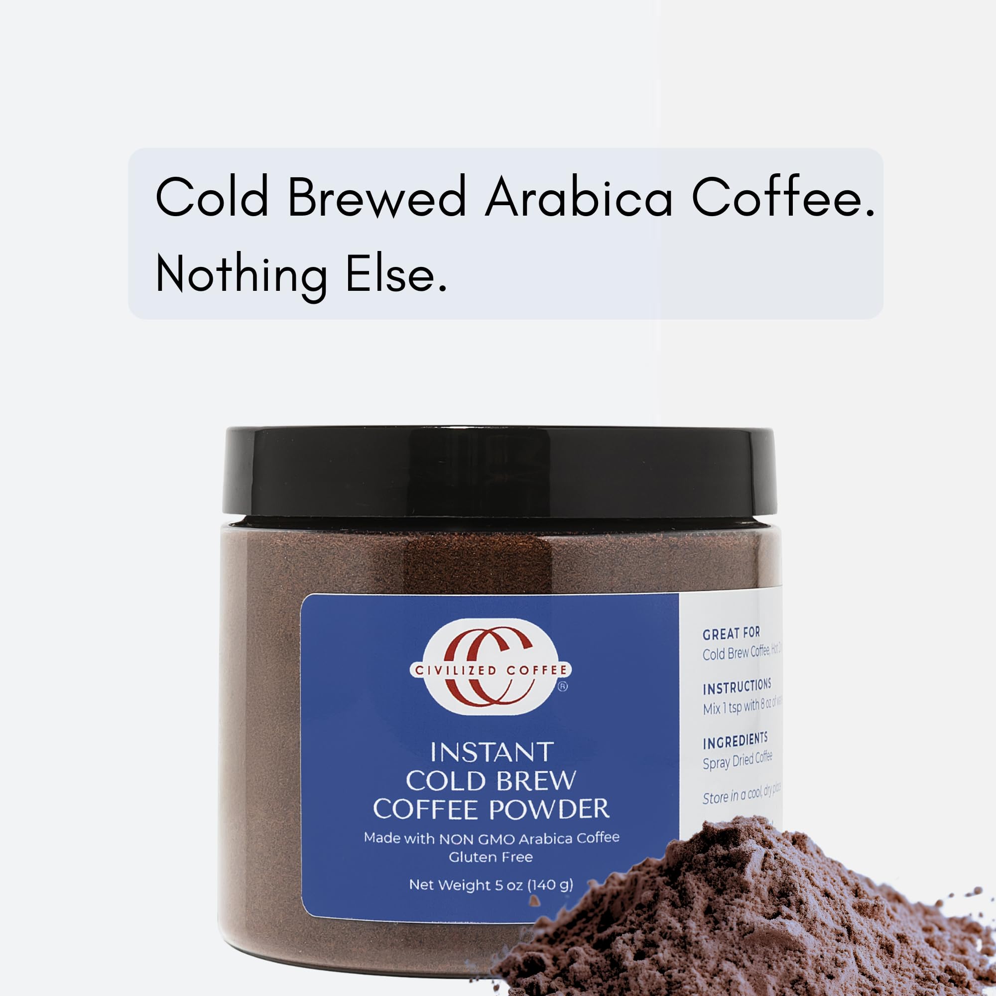 Civilized Coffee provides mess-free, ready-to-pour cold brew.