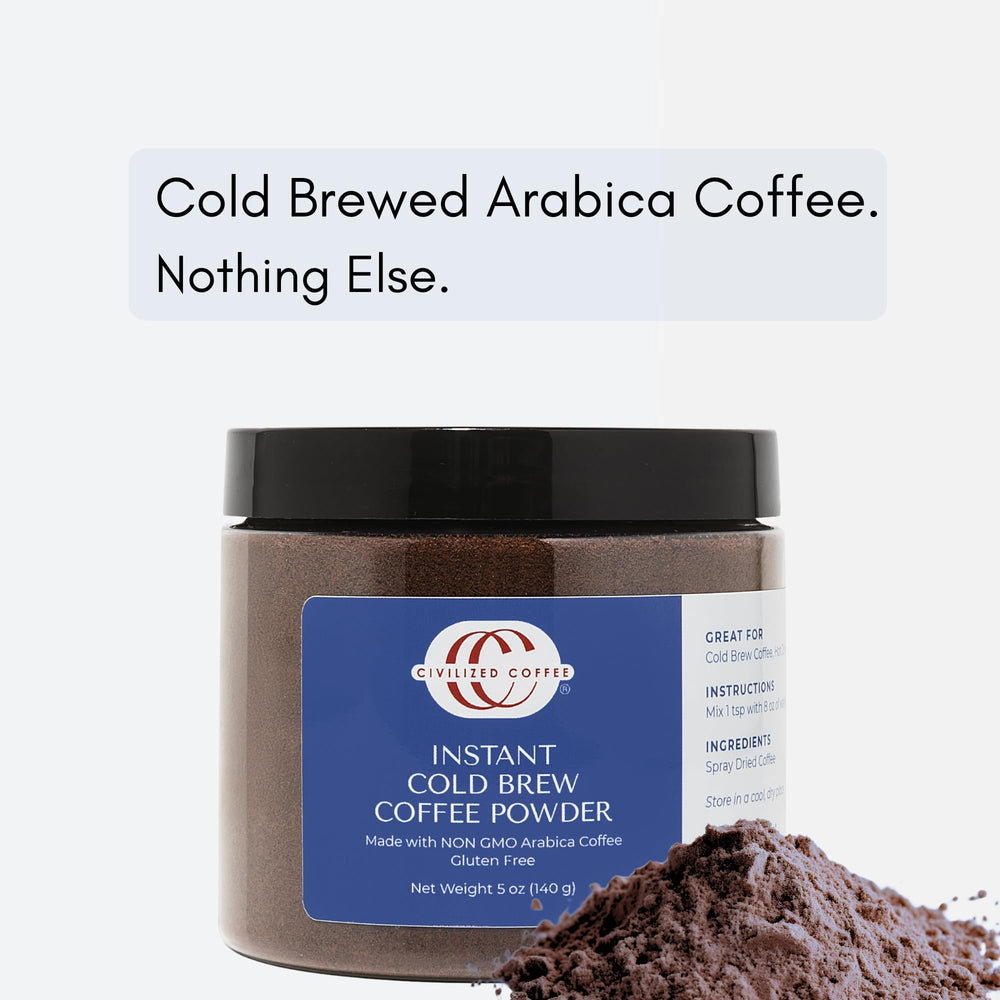 Civilized Coffee provides mess-free, ready-to-pour cold brew.