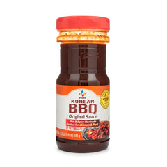 CJ Korean BBQ Original Sauce bottle pour delivers a rich glaze for chicken and pork marinades.