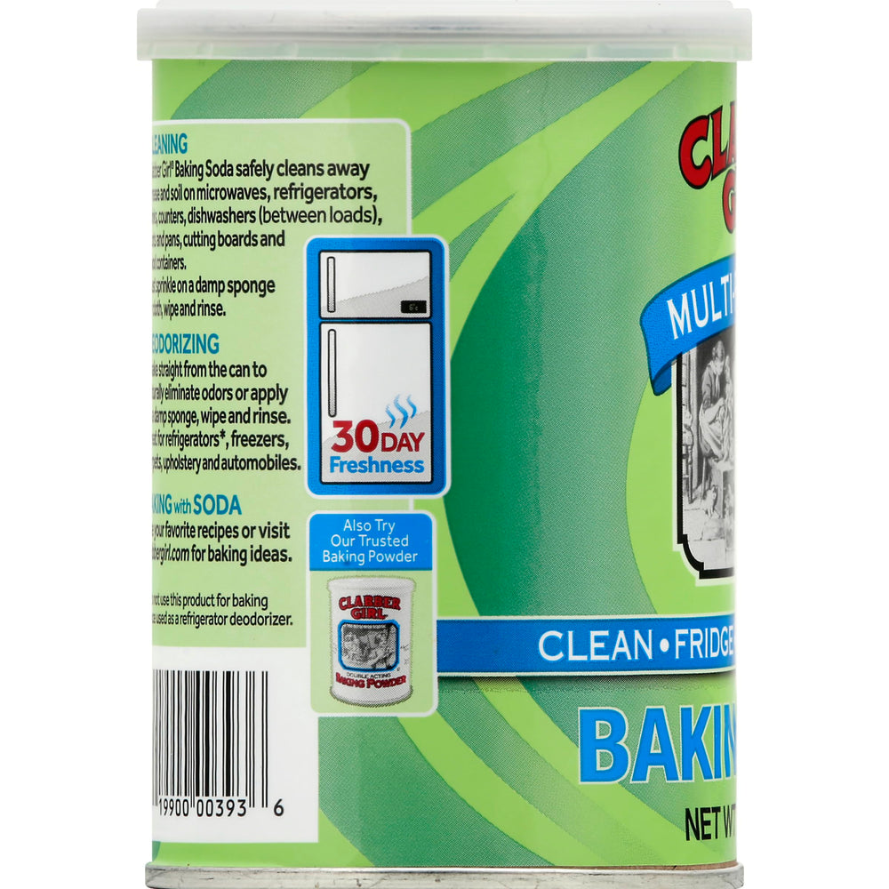 Clabber Girl baking soda in bathroom cleaning routine for tubs.