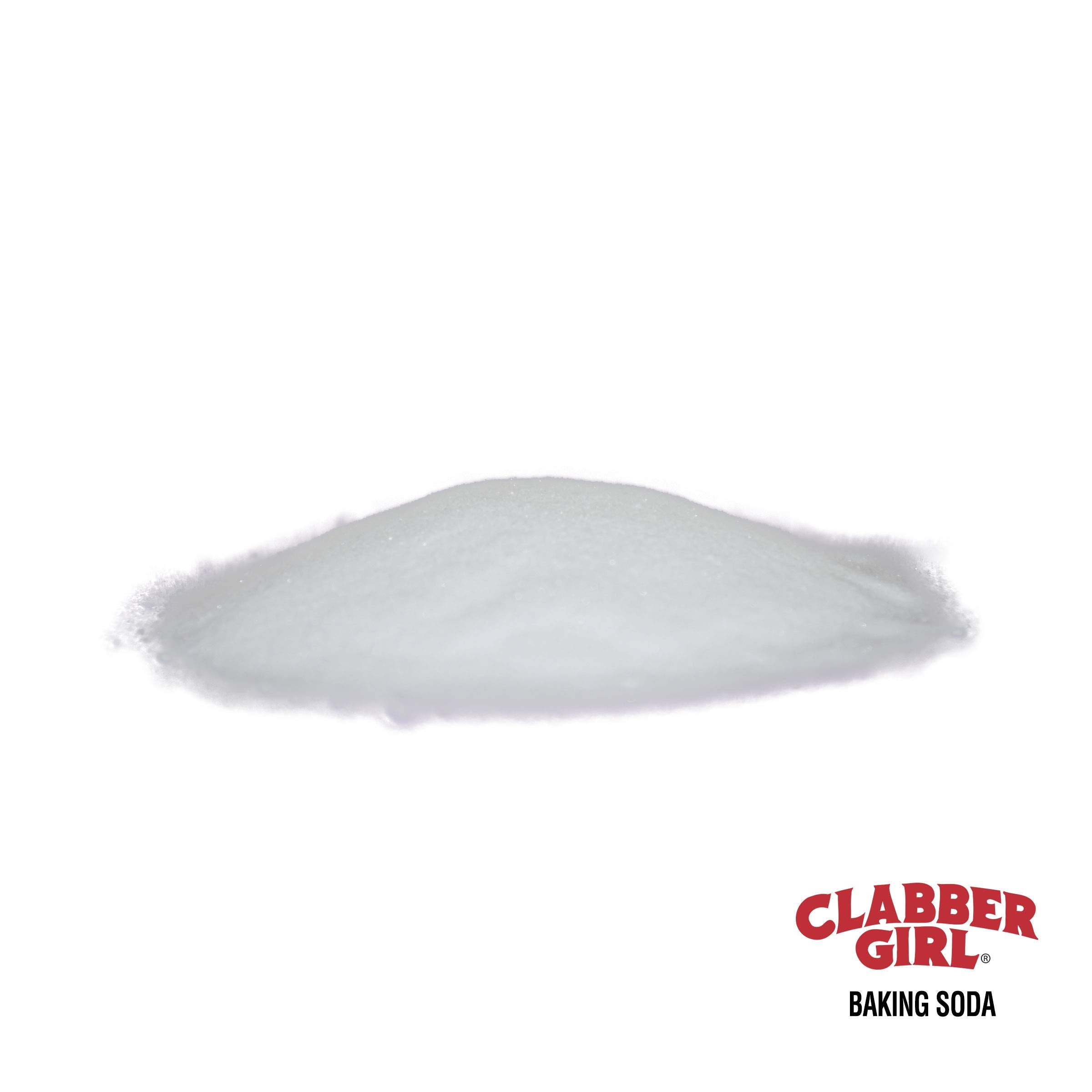 Clabber Girl baking soda on counters, deodorizes and freshens kitchen surfaces.