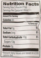 Claeys cinnamon candy in hand demonstrates easy, on-the-go snacking.