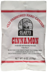 Claeys Cinnamon hard candy pack front, classic flavor for on-the-go snacking