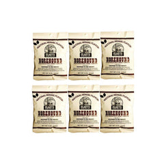 Claeys Horehound old-fashion hard candy, six 6 oz bags, provides a classic, convenient snack.