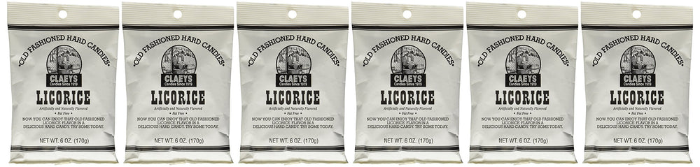 Claeys Licorice old-fashioned hard candy bag shows classic flavor for snacking.