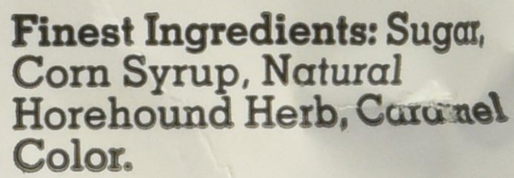 Claeys old-fashioned horehound candy in hand, ideal for nostalgic snacking on the go.